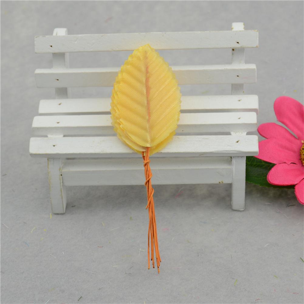 10pcs Fake Leaf Bouquet Simulation Plant Home Decoration Shooting Props Diy Handmade Garland Accessories