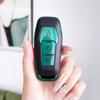 Shell Fob For Ford Fiesta Kuga MK3 4 Focus 3 4 ST Mustang F-150 Explorer Edge Mondeo 5 MK5 TPU Leather Car Key Case Cover Holder
