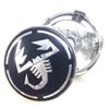 4PCS 60mm Car Wheel Hub Cover Emblem Sticker Accessory For  Abarth 500 Tipo FR Panda Argo Freemont Viaggio Bravo Punto Doblo