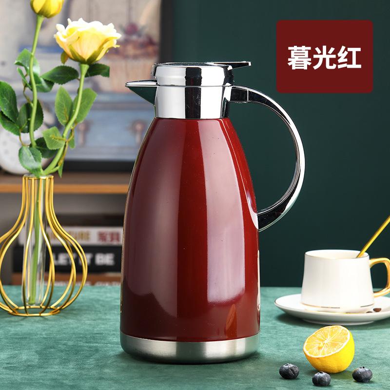 Insulation Pot 1.8L 2.3L Vacuum Stainless Steel Coffee Pot Milk Tea Jug Water Carafe Flask Thermal Thermos Bottles Sale