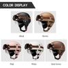 Vintage Half Face Motorcycle Helmet Motorbike Helmets Men Women Unisex Scooter Summer Helmet Black Brown DOT Approved Casque
