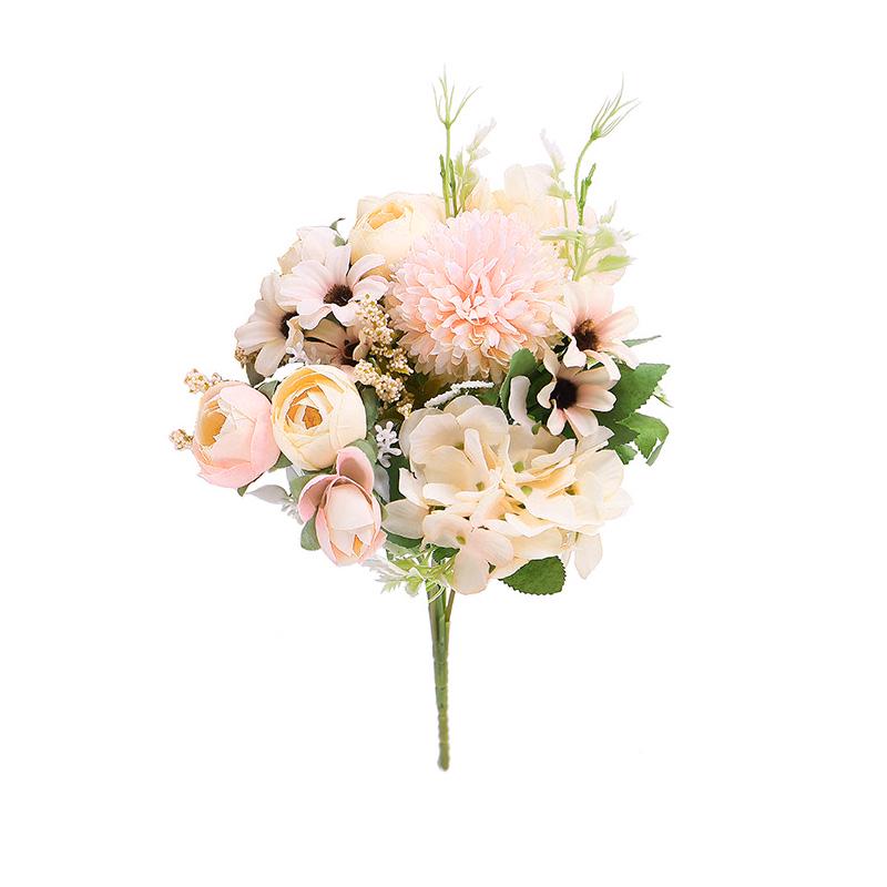 1 Bunch Artificial Flower Home Living Room Wedding Desktop Decor Photograph Prop Christmas Ornament