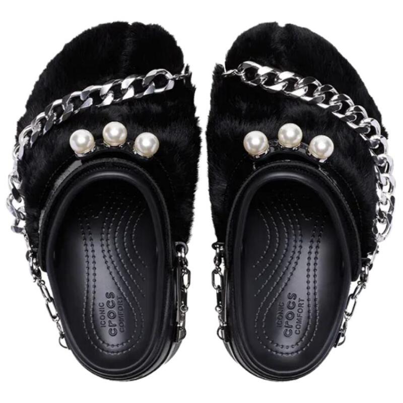 Crocs Fashion Temperament Hole Shoes Women's Black
