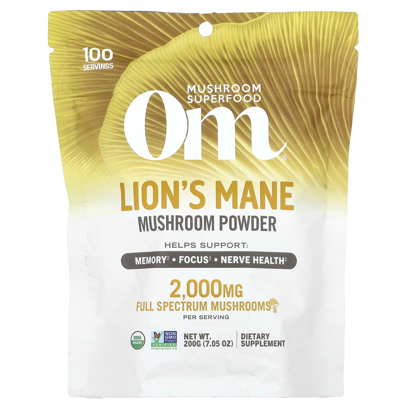 

Certified Organic Mushroom Powder, Deer Antler, 200G(7.05Oz)