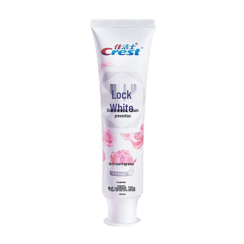 Crest Dual-Color Lock White Toothpaste