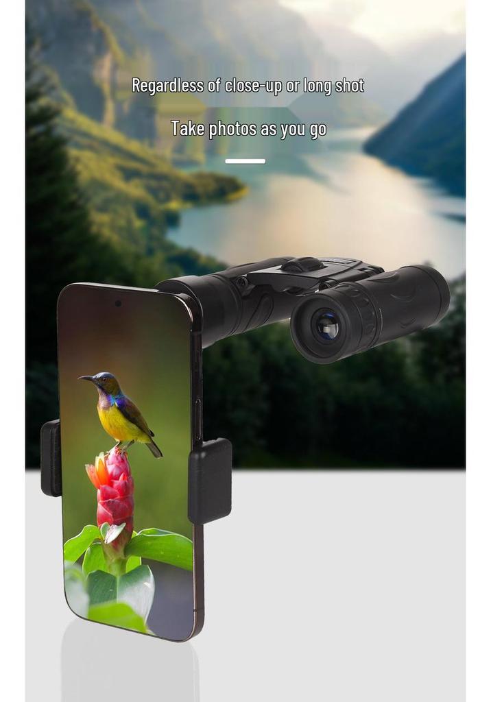 HD High-Magnification Binoculars with Night Vision - Portable Optical Telescope for Outdoor Concerts and Adventures