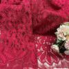 Lace Fabric 150x150cm for Dresses Clothes Sewing White Blue Hollowed-out Plain Cloth Heavy Press Yarn Three-dimensional Mesh