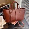 Premium texture simple and versatile shoulder handbag women's 2025 Korean version autumn new retro fashion bucket bag