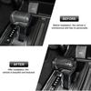 For Ford F150 21+ Center Console Gear Shift Knob Switch COVER Trim Carbon Fiber