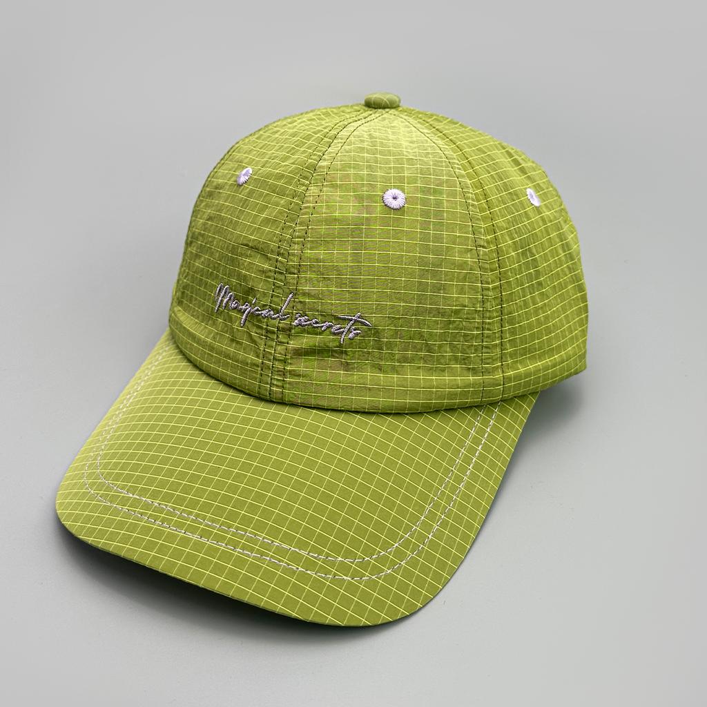 Embroidered Letters Quick Drying Baseball Hats New Unisex Breathable Outdoor Sunshade Travel Versatile Check Fashion Peaked Caps