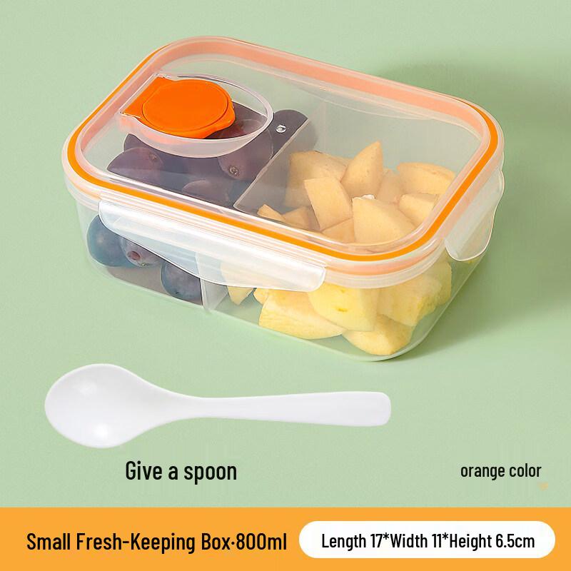 ZISIZ Cute Transparent Student Lunch Box