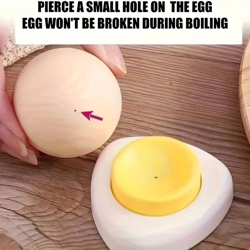 1pc Cute Egg Piercer & Peeler - Magnetic, Perfect for Raw & Boiled Eggs - Ideal for Eid Mubarak, Halloween & Christmas Gifts, Egg Peeler