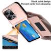 Solid Color Wallet Card Slot 180 ° Flip Bracket Shockproof Phone Case For iPhone 16 Pro Max 14 11 12 13 15 Pro Max Bumper Cover