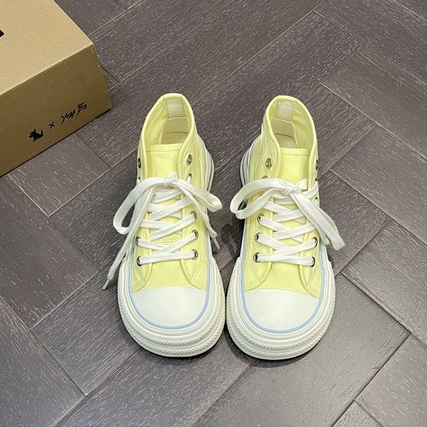 High-top Canvas Shoes Female Students Campus Style Niche Versatile Sports and Leisure Shoes Summer New Fashion
