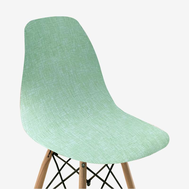 Floral Printed Shell Chair Covers Elastic Seat Cushion Cover Protector for Chairs Fitted Kitchen Living Room for Home Decor 1pc