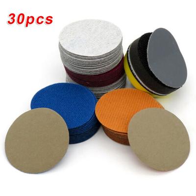 Elektrowerkzeug, 30 Stück, 996A, 2 Zoll, Schleifscheibe, Schleifpapier, 50 mm, Körnung 240/600/1500/2000/5000/10000