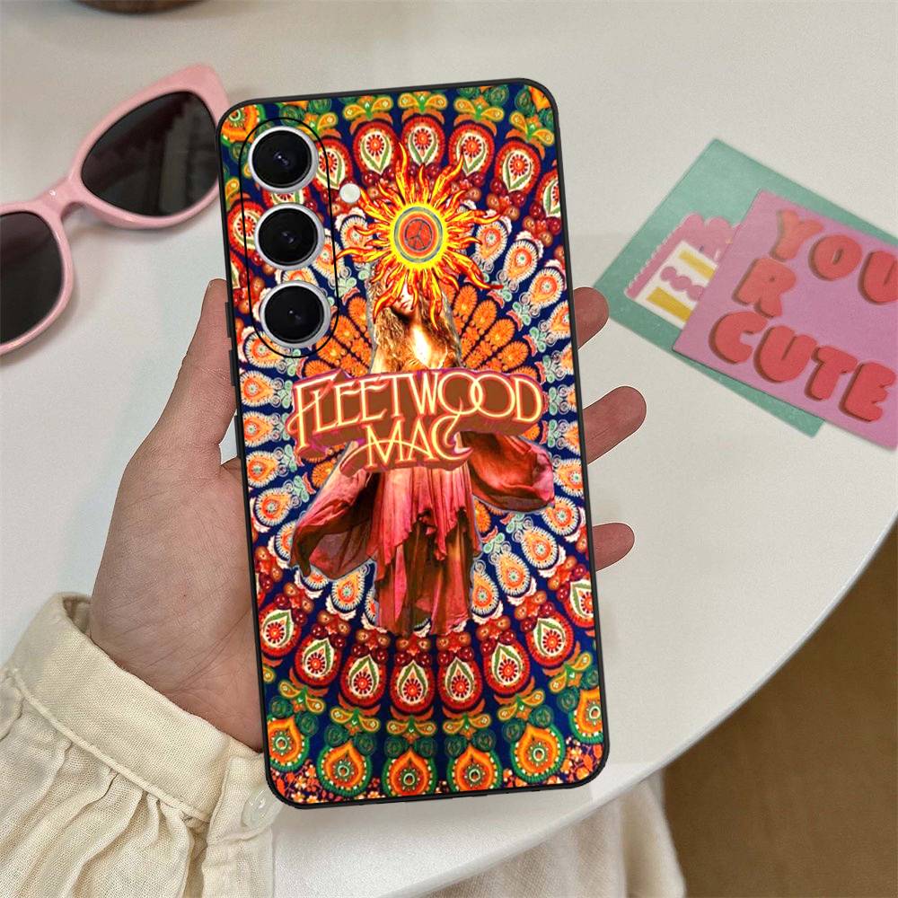 Classic Rock Band F-Fleetwood M-Mac Phone Case For Samsung S 24 Fe 25 Ultra Plus 20 Lite 21 30 22 23 24 22 Ultra 5G Fundas