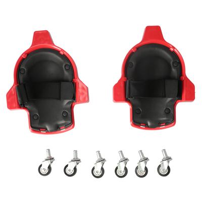 2Pcs Rolling Knee Pad ABS Multifunctional Knee Protector with Universal Wheel for Floor