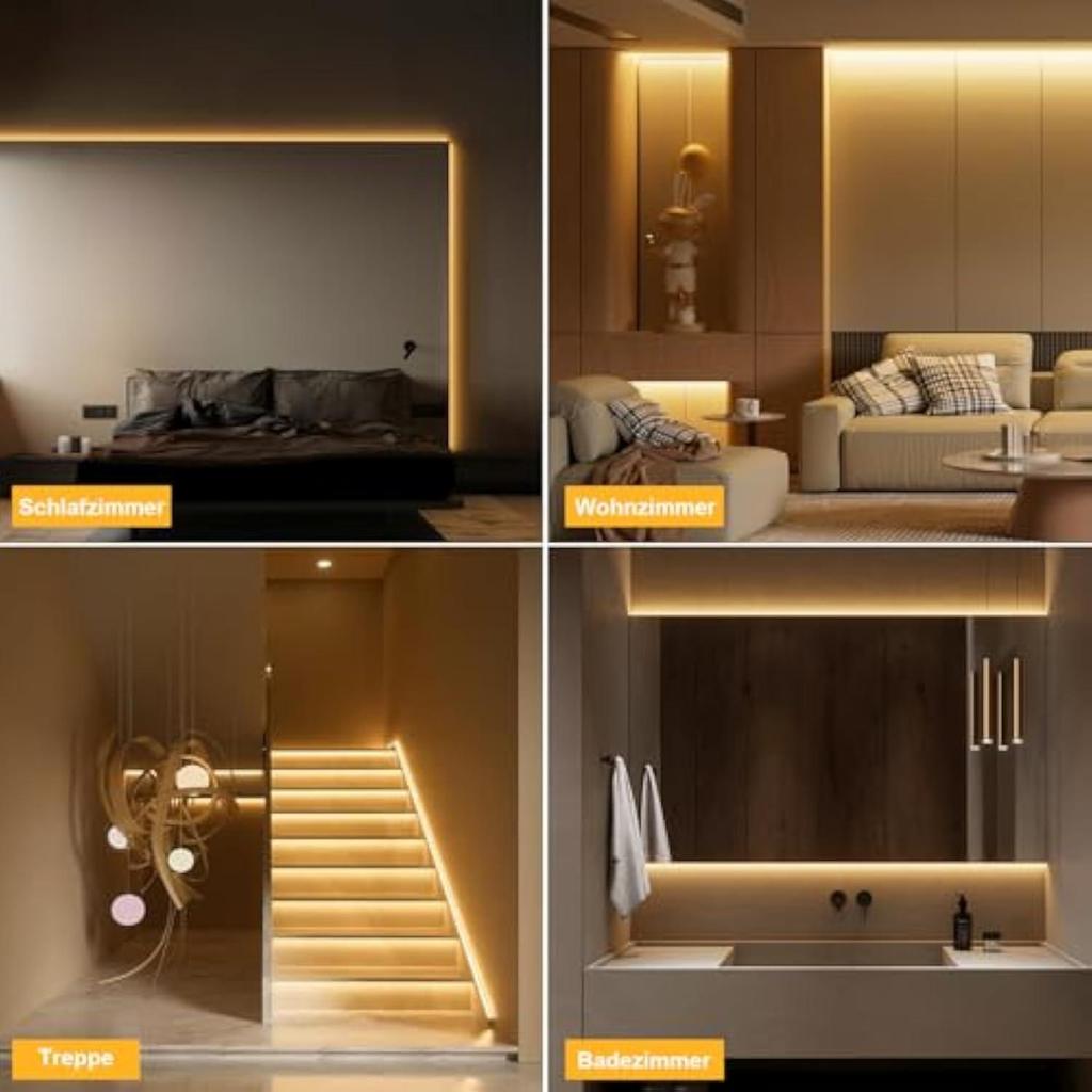 MALITAI Dimmbares Neon-LED-Streifenlicht, 1–5 m, DC12 V, wasserdicht, flexibel, LED-Neonlicht für Innen- und Außendekoration, RF-Fernbedienung, Küchenlampe