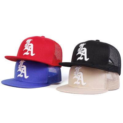 Módní gotický dopis s výšivkou Pánská čepice Letní prodyšná síťovina Hip Hop čepice Dámské venkovní turistické čepice Snapback čepice Punk čepice