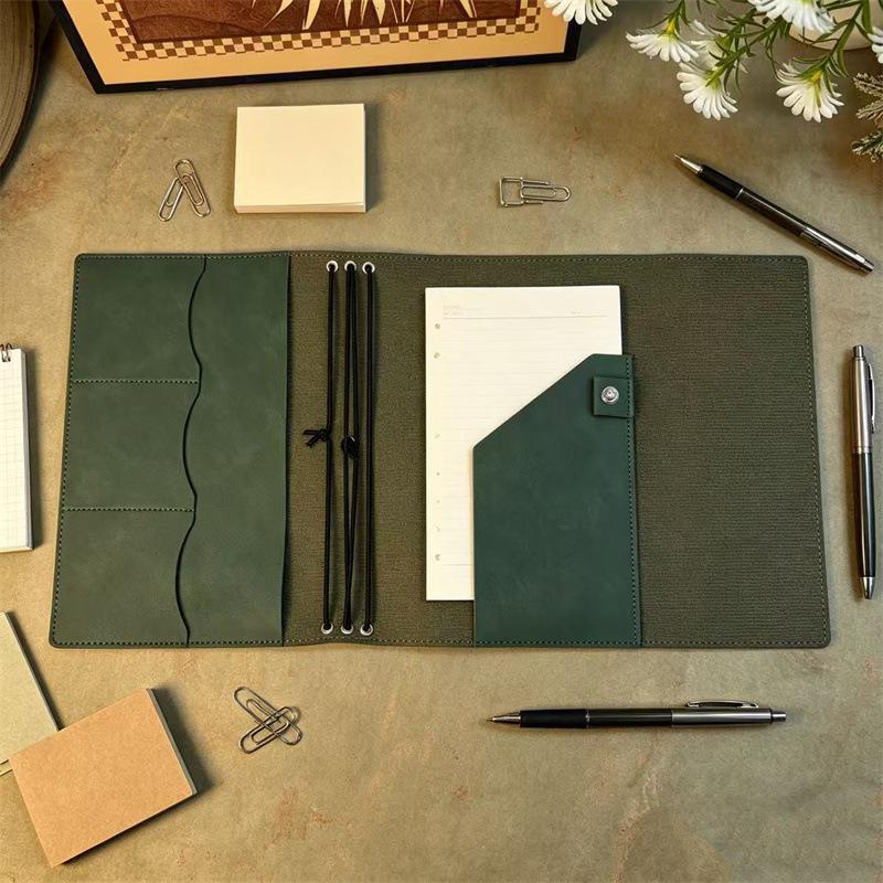 Pokrowiec na planner w stylu vintage ze skóry PU Odporny na zarysowania Ochraniacz na notes z luźnymi kartkami do użytku biurowego