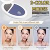 Foldable LED Magnifying Makeup Mirror - 2x, 5x, 10x