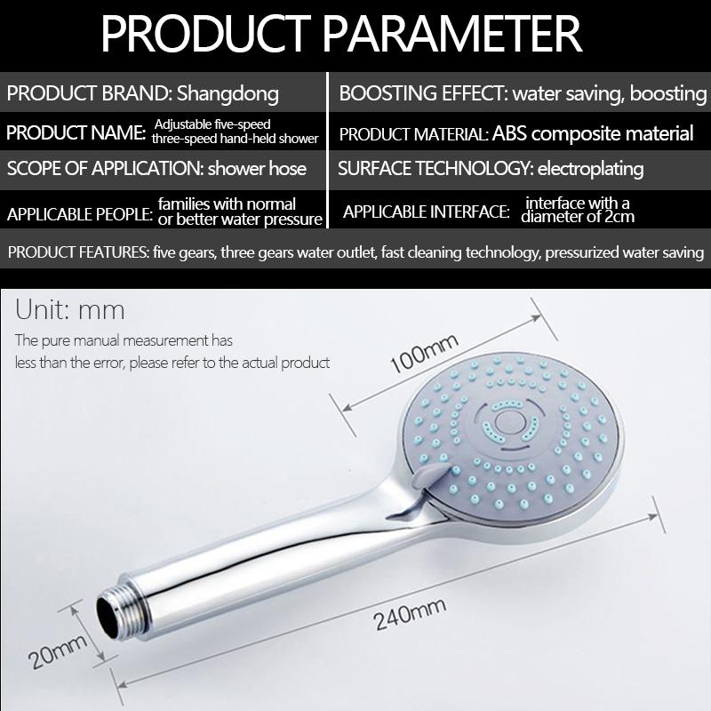 7barevná ruční sprchová LED sprchová hlavice s romantickými automatickými LED světly do koupelny