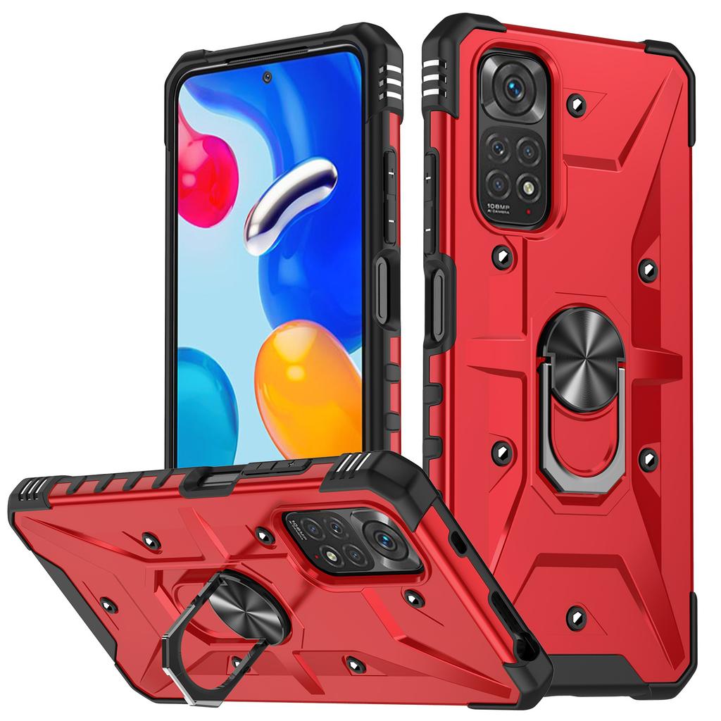 Source Phone Case Ring Magnetic Bracket Hard Shell Border TPU Anti Slip for Redmi Phone Case