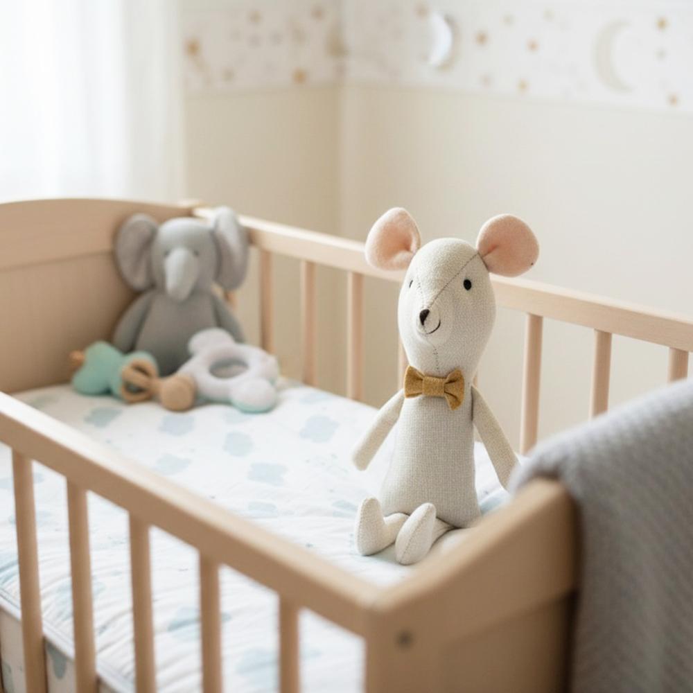 Mus plysj 17cm liten jente elsker dukke søte kosedyr plysjdukke Julegave mini kjærlighetsdukke liten mus