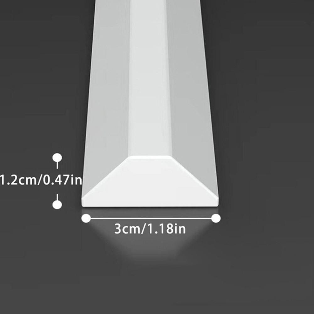 Silicone Material Water Retaining Strip Foldable Design Shower Threshold Barrier  Wet Area