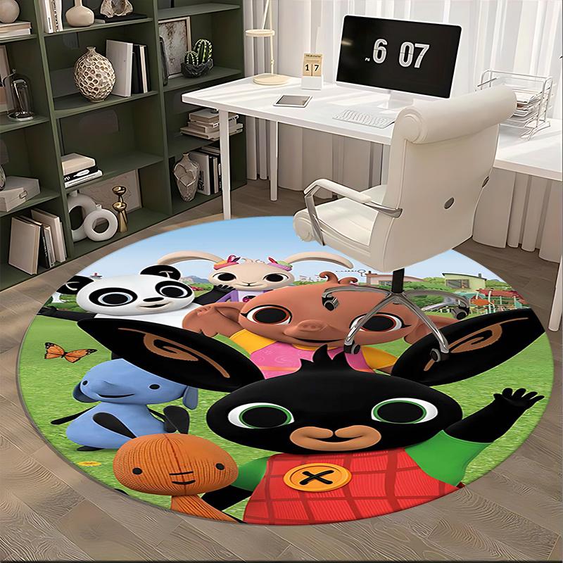 Bing,Panda Chair mat Round Rug Office carpet, Non slip, Suitable for Living Rooms, Bedrooms decor.1205374a