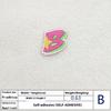 26 Pcs Colorful English Letters Embroidered Patches Creative Self-Adhesive Appliques DIY Craft Decorations