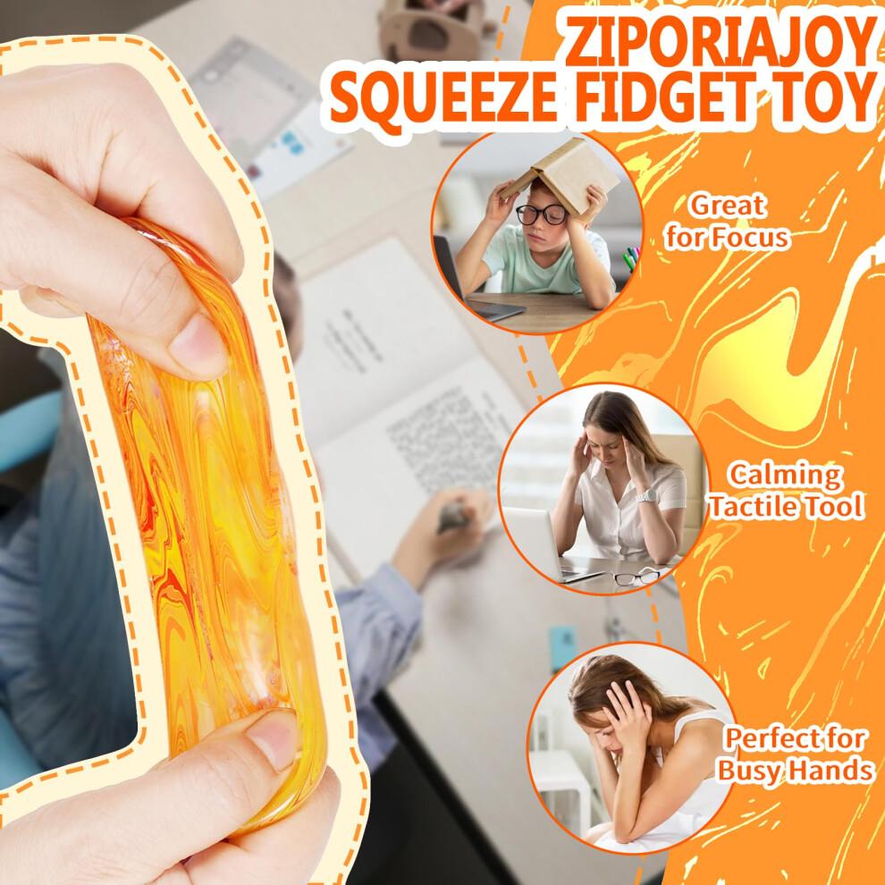 Ziporiajoy Odolná squishy kostka Mačkací hračky Kostka na stres Fidget hračka pro