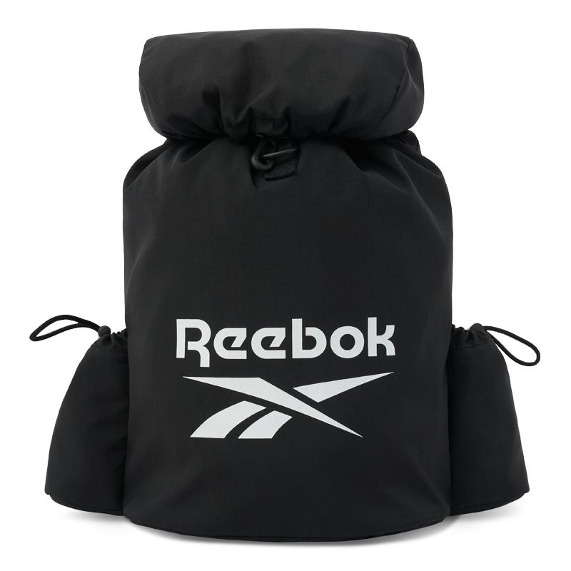 New Reebok Fabric Bucket Bag, Backpack Regular Unisex Black/Olive/Khaki RB230009M