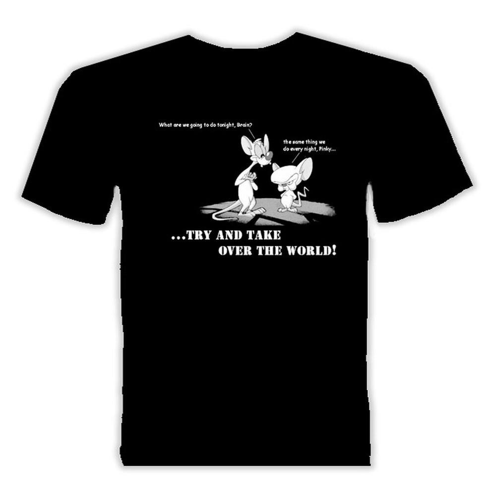 

Pinky And The Brain Cartoon Unisex T-Shirt M