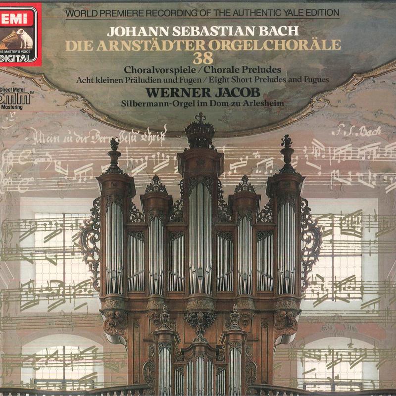 

LP Record WERNER JACOB Bach Die Arnstadter Orgelchorale 2703313 HIS MASTERS V 1985 Europe Classical Used
