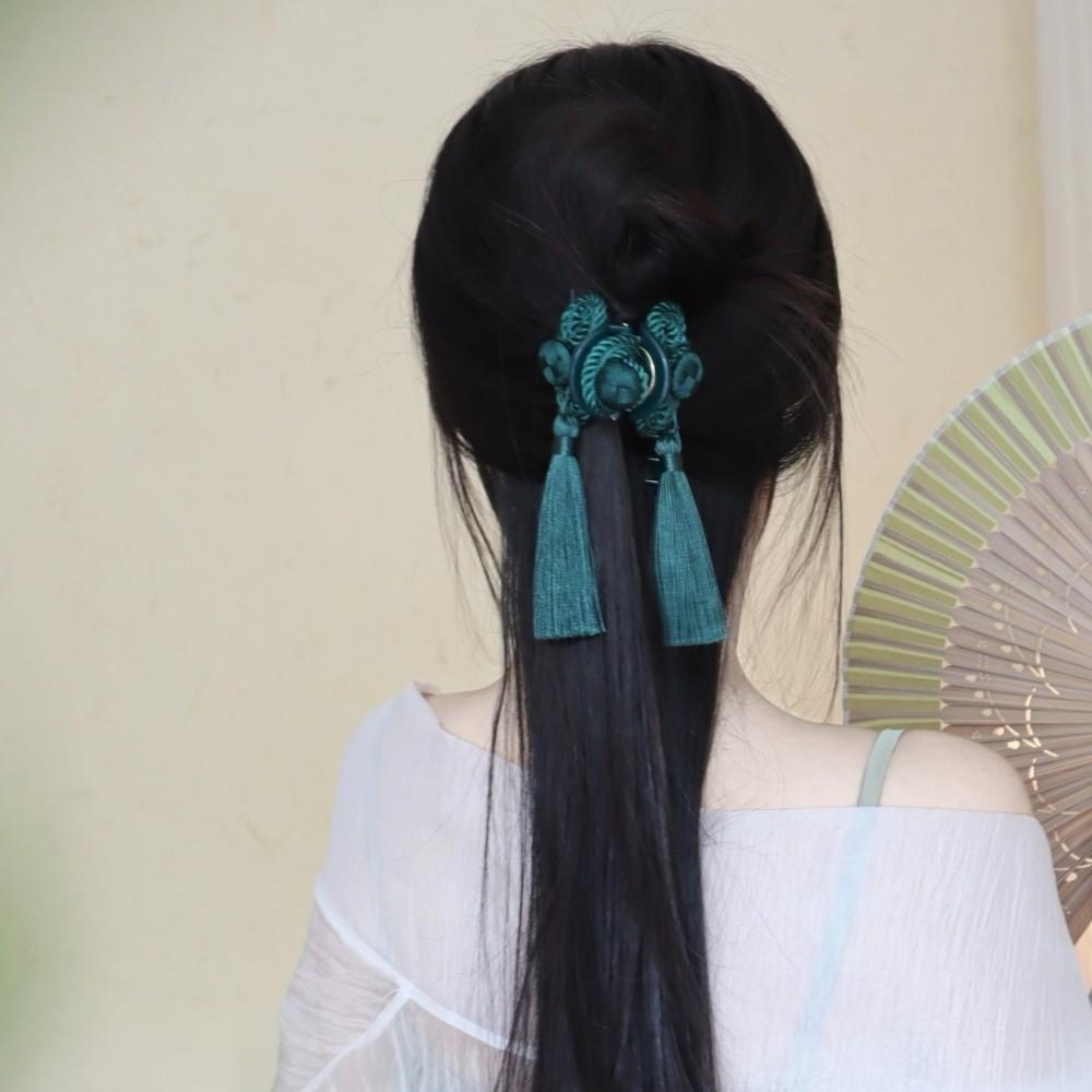 Tassel Cheongsam Style Hair Grasp Elegant Hair Clip Gift Chinese Hair Claw  Ceremony