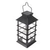 2Pcs Solar Hanging Lantern Candle Design LED Solar Outdoor Light Decor for Pathway Yard Lawn