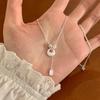 Women's Chinese Style Fortune Tassel Necklace: Elegant Light Luxury Clavicle Chain with Lucky Bag Pendant