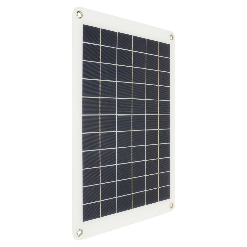 15W Solar Panel Flexible Polycrystalline Silicon Portable Solar Panel Charger for Cell Phone Car Battery