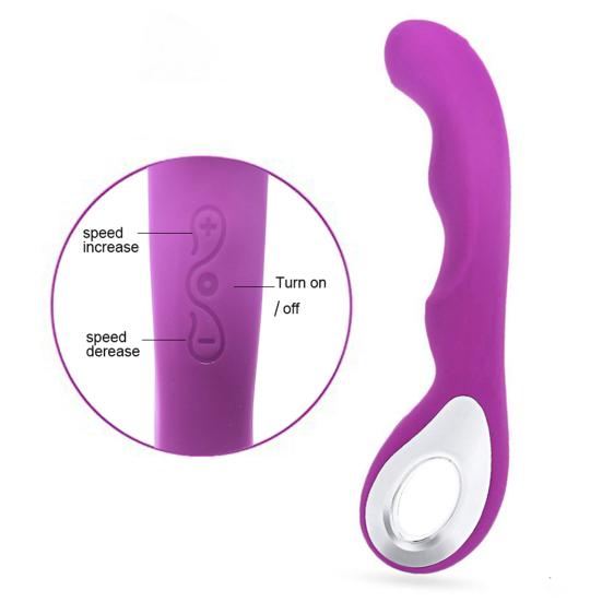 Curved G-Spot Vibrator for Women Multi-Frequency Silent Rechargeable Clitoral Vibrator Ergonomic Silicone Female Pleasure Massager for Adults