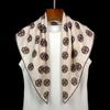 Versatile Silk Wool 65 Square Scarf - Double-Sided Mulberry Silk/Wool Shawl for Autumn/Winter