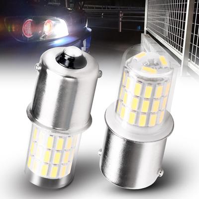S25 LED Einzelfadenlampe LED Weiß 6000K Ultrahell G18 BA15S P21W S25