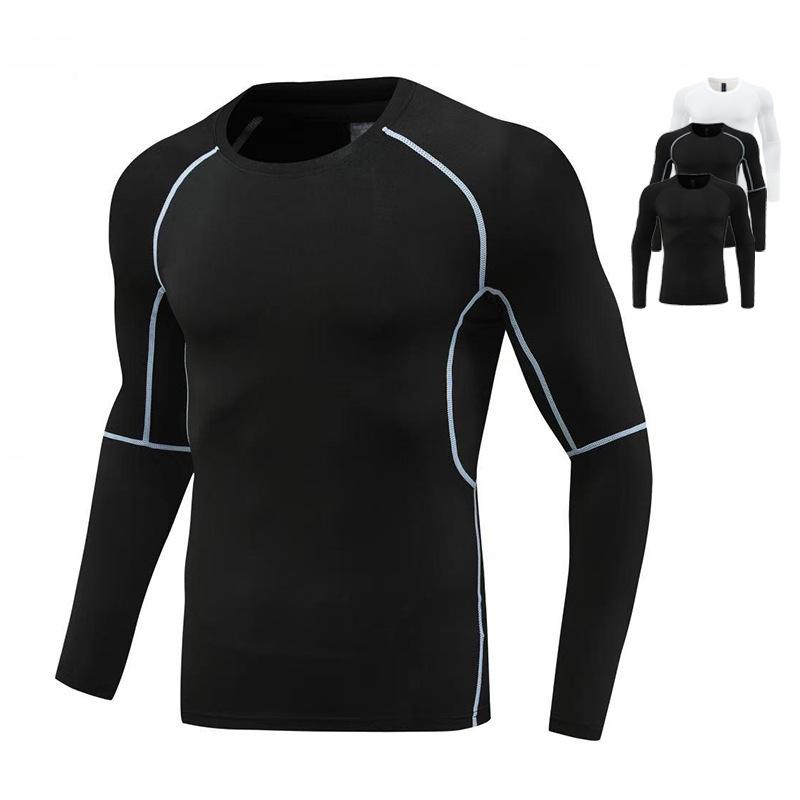 2024 Autumn Men's & Children's Long Sleeve Quick-Dry Compression Sports Top