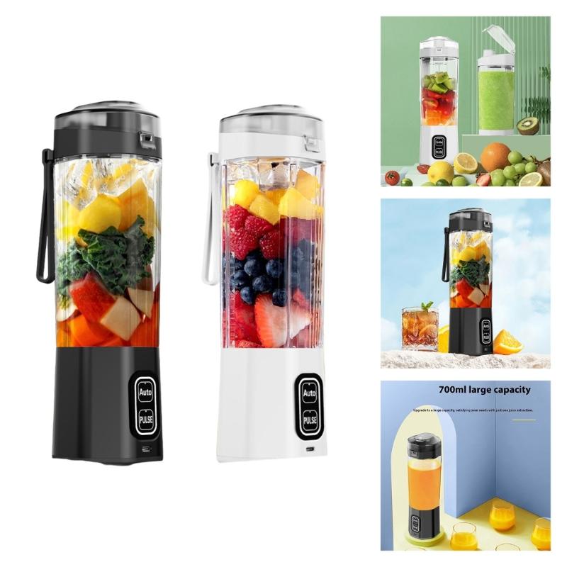 360W Portable Electric Blender Rechargeable Cordless Juicer Powerful Juicer Cup 700ml For Smoothie Juice Food Mixing