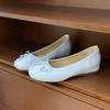 Fashion Fashion Butterfly-Knot Women Flats Slip On Shoes Round Toe Female Footwear With Height Increasing Ladies Flats Shoes lady