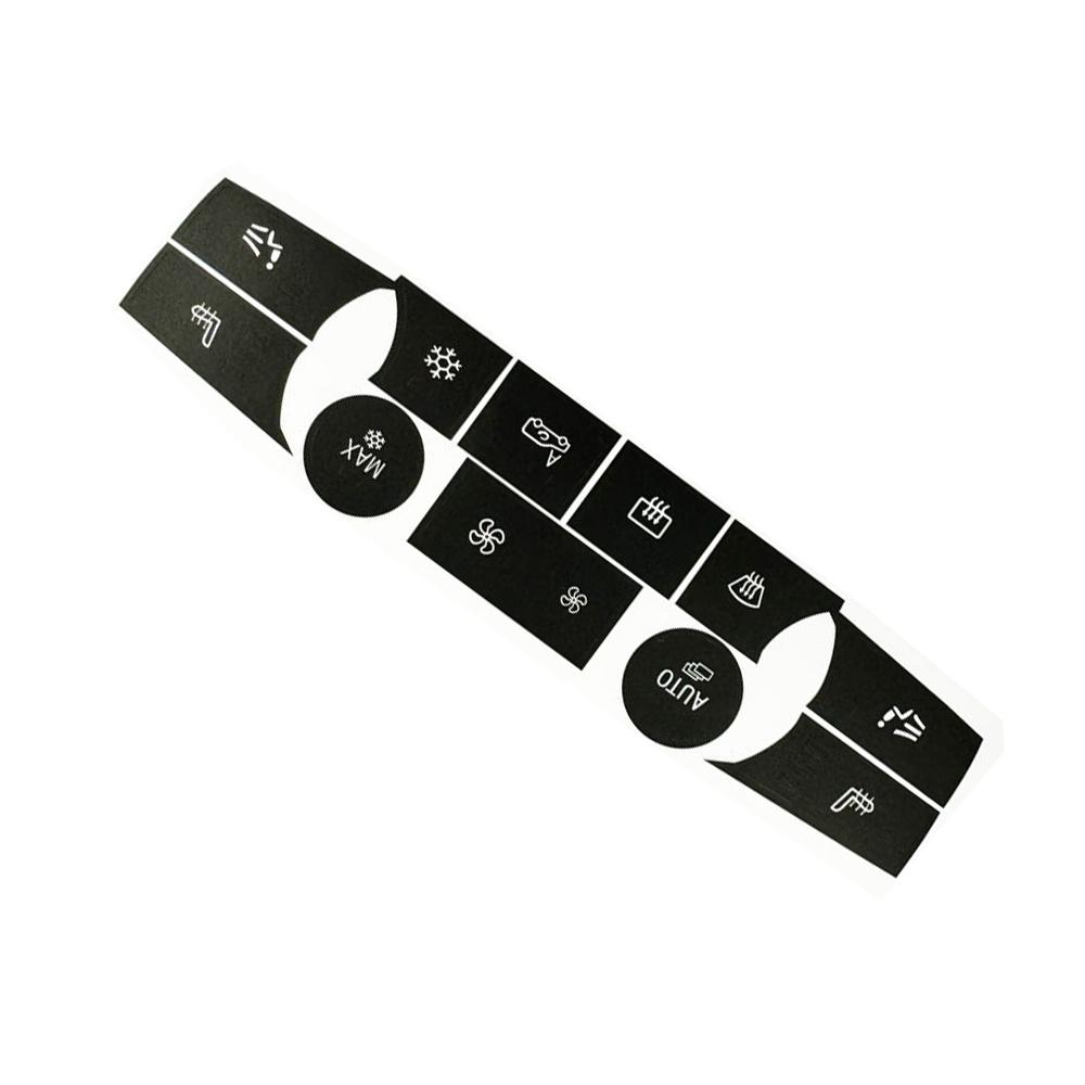Temperature Climate Control Button Decal Stickers For BMW X5 E70 E71 2007-2013