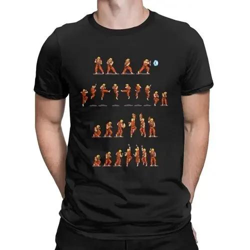 Street Fighhtter Sagat  Muay Thai Gaming Hadouken T Shirt for Men Casual Modal Tees Short Sleeve T Shirt Crewneck Tops
