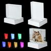 Sublimation Blanks Faux Crystal with LED Base, Heat Transfer Picture Frame, Rectangle