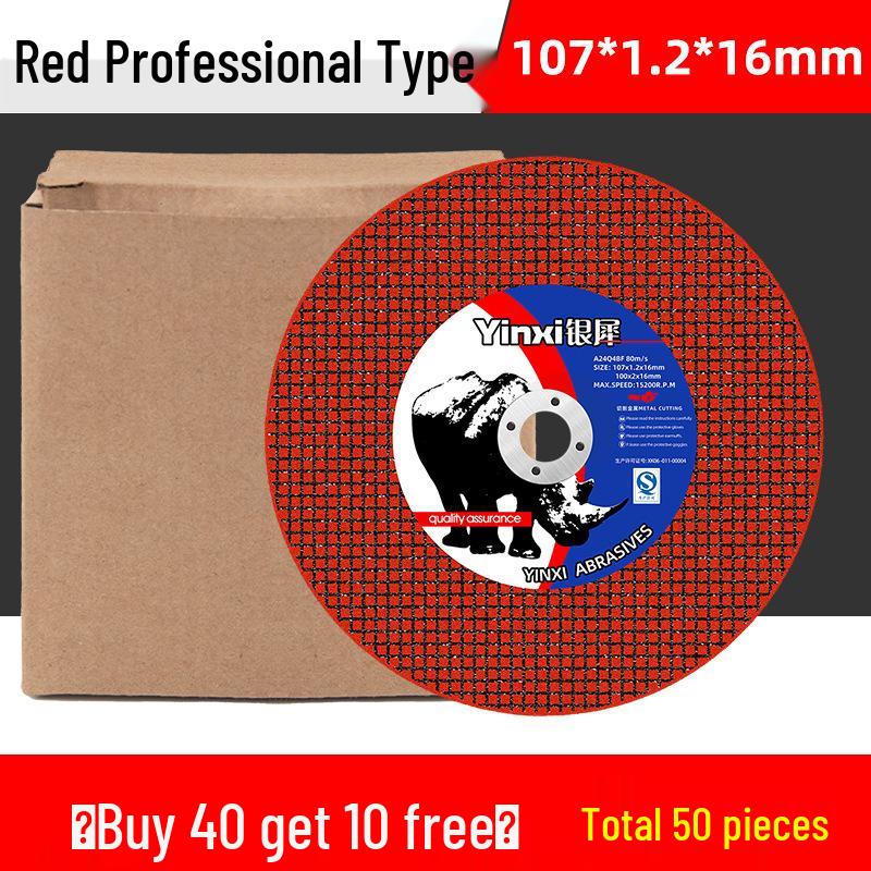 Stainless Steel Angle Grinder Cutting Disc - Resin Metal Grinding Wheel for Rail and Iron Cutting